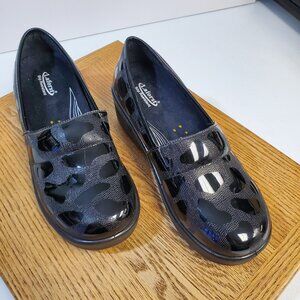 Laforst Shoes Womens Size 8.5 Black Slip Resistant Loafers Comfort Work 7024-41